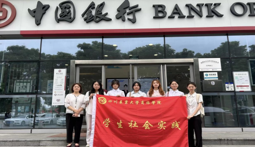 青春逢盛夏,实践绽芳华——农大学子赴都江堰中国银行开展实践